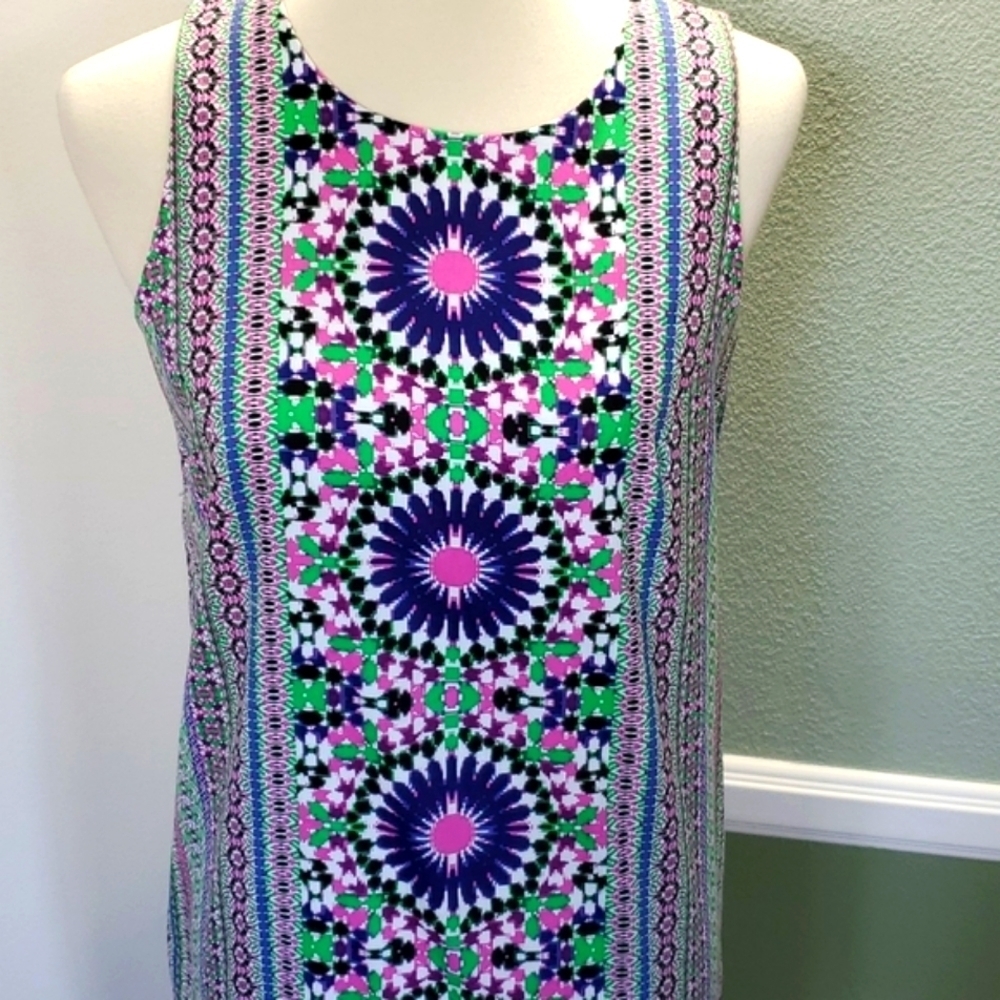 London Times Mod Sleeveless Sheath Shift Dress - Picture 2 of 11